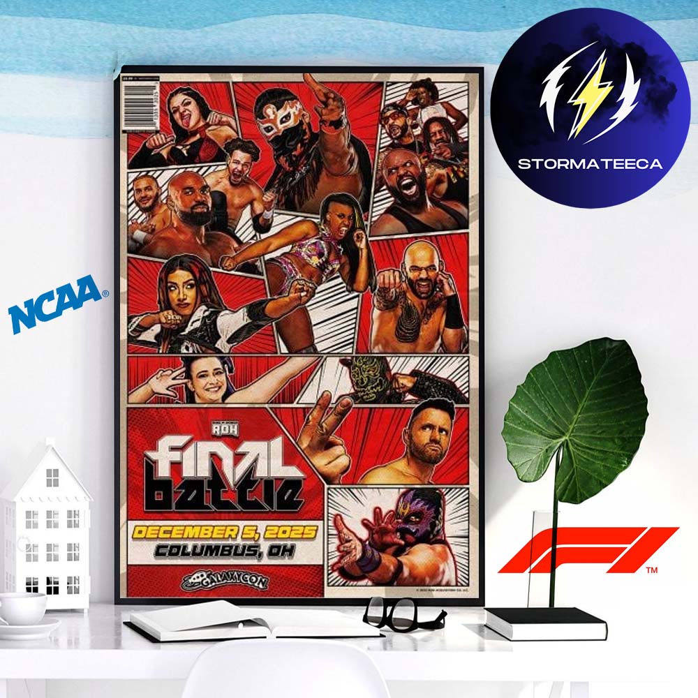AEW ROH Final Battle 2025 Event Home Decor Poster Canvas AEW ROH Final Battle 2025 Event Home Decor Poster Canvas