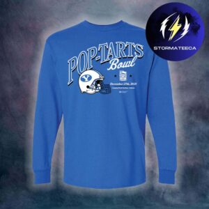 BYU Cougars NFL 2025 Pop Tarts Bowl Logo Helmet LongSleeve Shirt