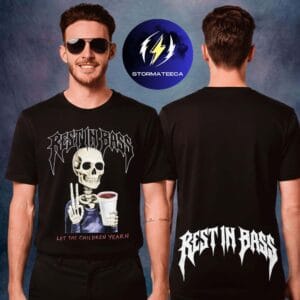 Che Rapper Yeezus Tour Merch Rest In Bass Peace Two Sided Unisex T-Shirt