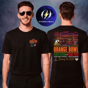 College Football Playoff National Championship Game 2026 Orange Bowl Oregon vs Texas Tech Two Sided Unisex T-Shirt