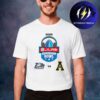 Georgia Southern Eagles x Appalachian State Mountaineers 2025 NFL JLAB Birmingham Bowl Matchup Helmet T-Shirt Georgia Southern Eagles x Appalachian State Mountaineers 2025 NFL JLAB Birmingham Bowl Matchup Helmet T-Shirt