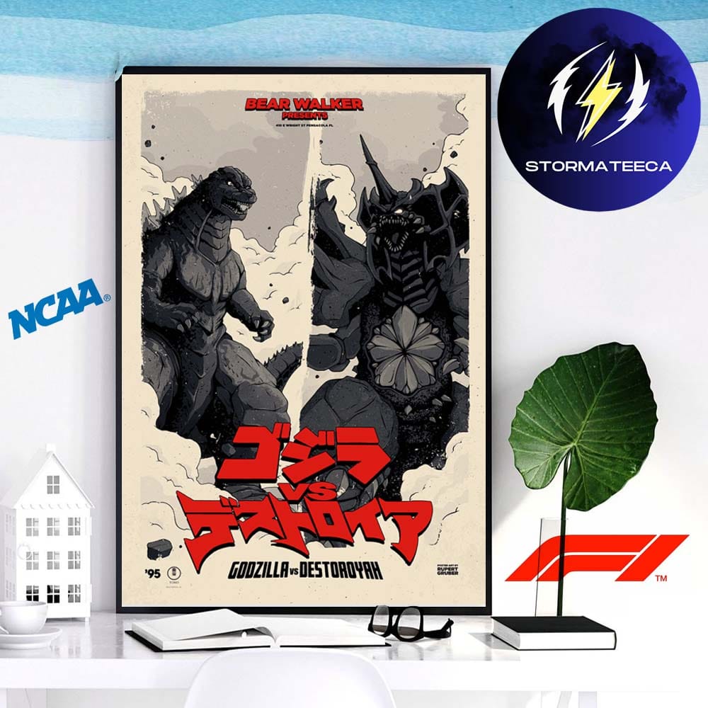 Bear Walker X Godzilla Vs Destoroyah Merch Collection Home Decor Poster Canvas Bear Walker X Godzilla Vs Destoroyah Merch Collection Home Decor Poster Canvas