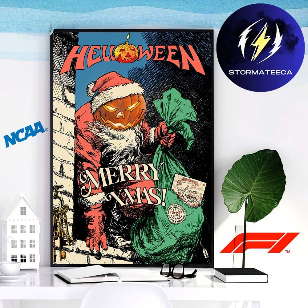 Helloween Merry Xmas Season Greetings From Our Pumpkin Powered Santa Home Decor Poster Canvas Helloween Merry Xmas Season Greetings From Our Pumpkin Powered Santa Home Decor Poster Canvas