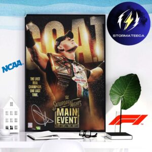 John Cena WWE Saturday Night Main Event On December 13 2025 The Last Real Champion One Last Time Home Decor Poster Canvas