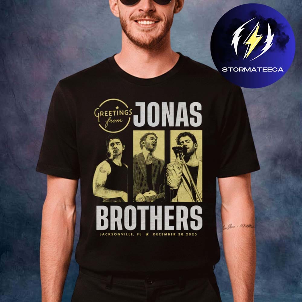 Jonas Brothers Merch Greetings From Your Hometown Jacksonville FL Unisex T-Shirt Jonas Brothers Merch Greetings From Your Hometown Jacksonville FL Unisex T-Shirt