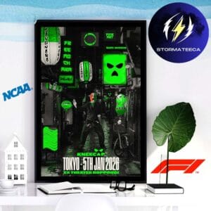 Kneecap Limited Poster Show At Ex Theater Roppongi In Tokyo On January 5 2026 Home Decor Poster Canvas