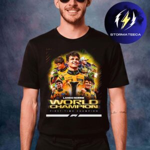 Lando Norris World Champion 2025 F1 First Time Champion Unisex T-Shirt