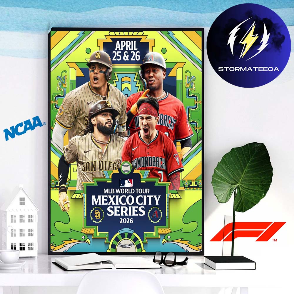 MLB World Tour Mexico City Series 2026 On Apirl 25 26 2026 Home Decor Poster Canvas
