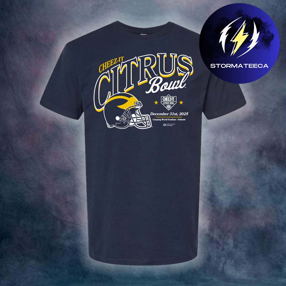Michigan Wolverines 2025 NFL Cheez It Citrus Bowl Unisex T-Shirt Michigan Wolverines 2025 NFL Cheez It Citrus Bowl Unisex T-Shirt