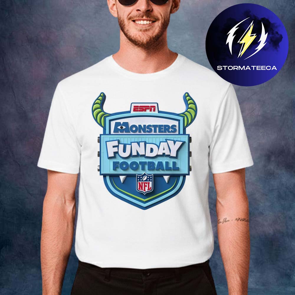 NFL Monster Funday Football Logo Unisex T-Shirt