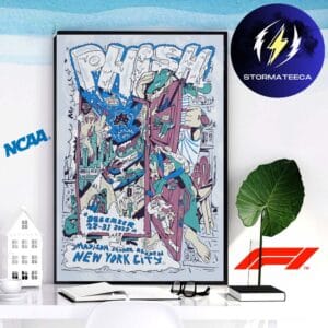 Phish Dry Goods No 2 Official LE Poster Main Edition At Madison Square Garden In New York Ny On December 28 31 2025 Home Decor Poster Canvas