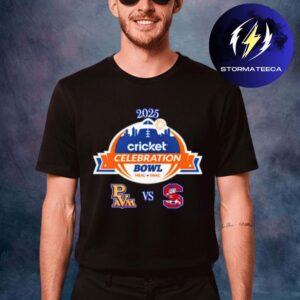 South Carolina State x Prairie View A&M NFL Cricket Celebration Bowl 2025 Matchup Unisex T Shirt