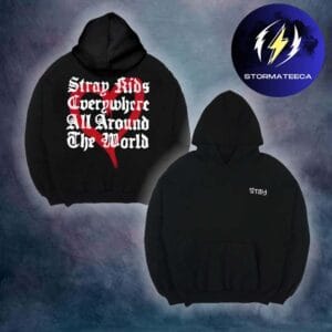Stray Kid Merch World Tour Dominate Celebrate Bang Chan Two Sided Unisex HoodieShirt
