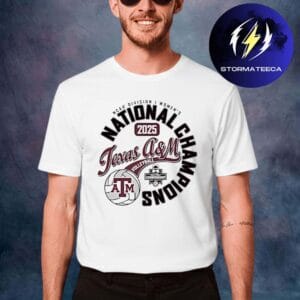 Texas A&M Merch 2025 Women Volleyball National Champions Unisex T-Shirt