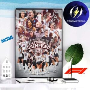 Texas A&M Are National Champions NCAA Women Volleyball 2025 Home Decor Poster Canvas