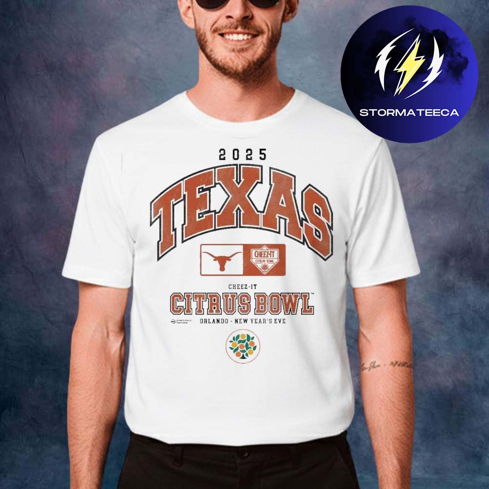 Texas Longhorns NFL 2025 Cheez It Citrus Bowl Bound Orlando Unisex T-Shirt Texas Longhorns NFL 2025 Cheez It Citrus Bowl Bound Orlando Unisex T-Shirt