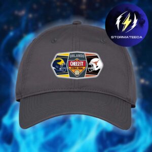 Texas Longhorns x Michigan Wolverines 2025 Cheez It Citrus Bowl 2 Team Matchup NFL Charcoal Classic Cap Hat
