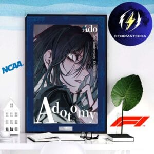 Ado Merch 5th Anniversary Exhibition Adotomy Chara Fine Graph A Home Decor Poster Canvas