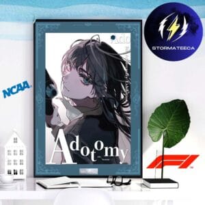 Ado Merch 5th Anniversary Exhibition Adotomy Chara Fine Graph B Home Decor Poster Canvas