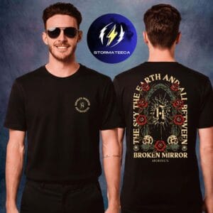 Architects Broken Mirror Tour 2026 Merch The Sky The Earth And All Between Two Sided Unisex T-Shirt