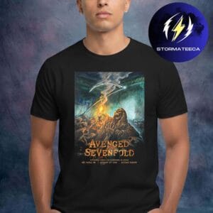 Avenged Sevenfold Exclusive Poster Sao Paulo Brazil At Allianz Farque On January 31 2026 Unisex T-Shirt
