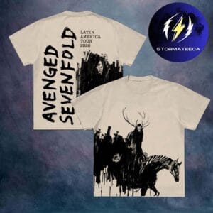 Avenged Sevenfold Merch Pop Up Brazil Life Is But A Dream Latin America Tour 2026 Schedule Two Sided Unisex T-Shirt