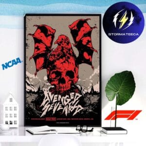 Avenged Sevenfold Poster Show At Movistar Arena In Bogota Columbia On January 20th 2026 Home Decor Poster Canvas