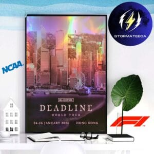 BLACKPINK World Tour Deadline Pop Up Store Hong Kong On January 24-26 2026 Home Decor Poster Canvas