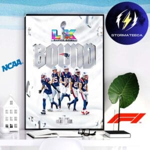 Celebrates New England Patriots To The Super Bowl Bound Final Home Decor Poster Canvas