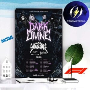 Dark Divine The Shallow Graves Tour 2026 Schedule Home Decor Poster Canvas