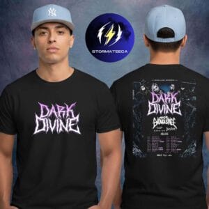 Dark Divine The Shallow Graves Tour 2026 Schedule Two Sided Unisex T-Shirt
