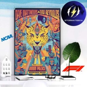 Dave Matthews & Tim Reynolds Mexico 2026 Poster Show At Moon Palace In Riviera Maya MX On January 21 2026 Home Decor Poster Canvas