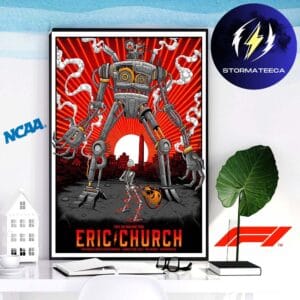 Eric Church Free The Machine Tour At The Anthem In Washington DC On January 22 2026 Home Decor Poster Canvas