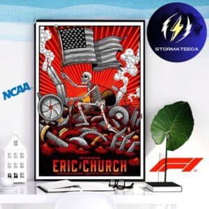 Eric Church Free The Machine Tour At The Anthem In Washington DC On January 23 2026 Home Decor Poster Canvas
