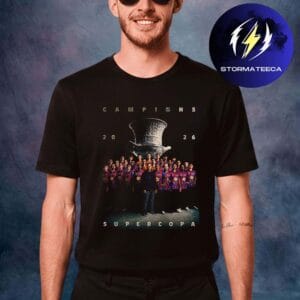 FC Barcelona Are The Spanish Supercopa Champions 2026 Unisex T-Shirt