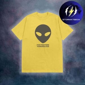 Foo Fighters Merch Australia Tour 2026 At Utas Stadium On January 24 2025 Alien Unisex T-Shirt