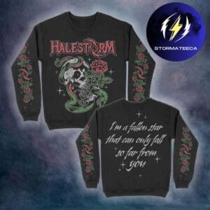 Halestorm Merch Fallen Star Crewneck Sweatshirt