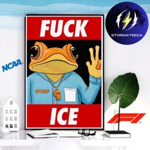 Ice Minnesota Anti Sapo Concho Bad Bunny Super Bowl LX Poster Canvas