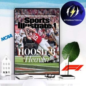 Indiana Hoosiers 2026 College Football Playoffs National Championship Commemorative Issue Cover By Sports Illustrated Home Decor Poster Canvas