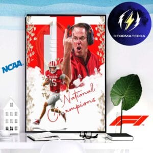 Indiana Hoosiers Claim 2026 National Champions The First Time Ever Home Decor Poster Canvas