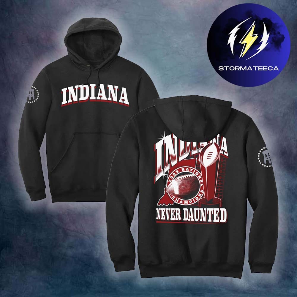 Indiana Hoosiers Merch 2025-2026 CFP Champions Trophy Premium HoodieShirt Indiana Hoosiers Merch 2025-2026 CFP Champions Trophy Premium HoodieShirt