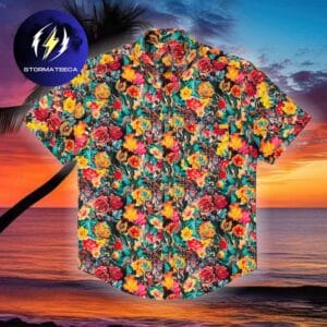 Jurassic Park Dinoflor RSVLTS Collection Summer Hawaiian Shirt