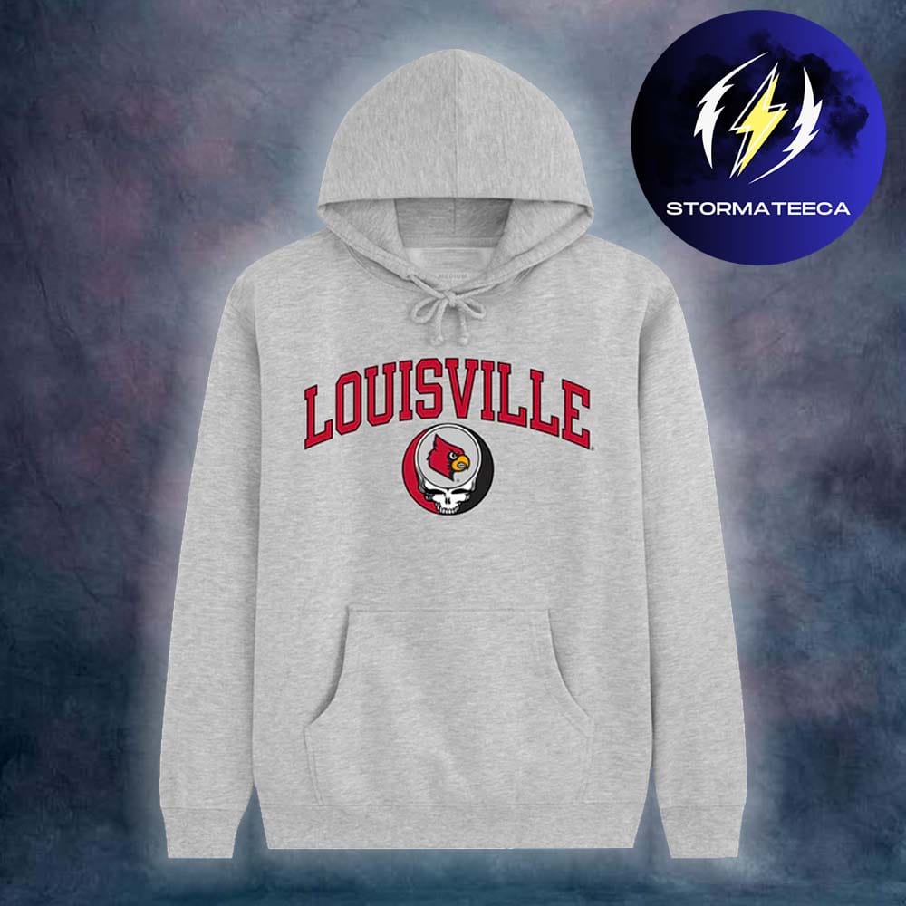 Louisville Cardinals x Grateful Dead Merch Arch SYF Unisex HoodieShirt Louisville Cardinals x Grateful Dead Merch Arch SYF Unisex HoodieShirt