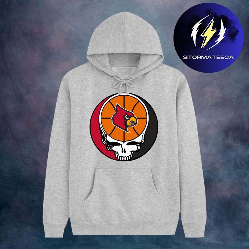 Louisville Cardinals x Grateful Dead Merch Basketball SYF Unisex HoodieShirt Louisville Cardinals x Grateful Dead Merch Basketball SYF Unisex HoodieShirt