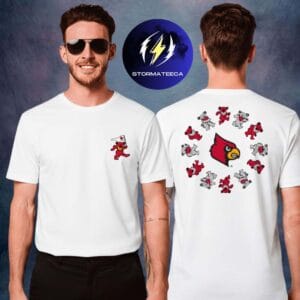 Louisville Cardinals x Grateful Dead Merch Circle Bears Two Sided Unisex T-Shirt