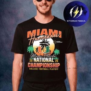 Miami Hurricanes 2026 National Championship Miami Sunset Unisex T-Shirt
