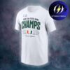 Miami Hurricanes College Football Playoff 2026 National Championship Game Final Stop Unisex T-Shirt Miami Hurricanes College Football Playoff 2026 National Championship Game Final Stop Unisex T-Shirt