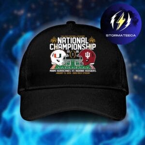 Miami Hurricanes Vs Indiana Hoosiers College Football Playoff 2026 National Championship Final Showdown Classic Cap Hat Snapback