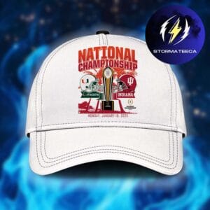 Miami Hurricanes Vs Indiana Hoosiers College Football Playoff 2026 National Championship Vintage Helmet Classic Cap Hat Snapback