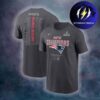 New England Patriots Merch Super Bowl LX Battle Prep Charcoal T-Shirt